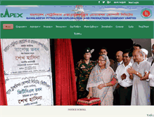 Tablet Screenshot of bapex.com.bd